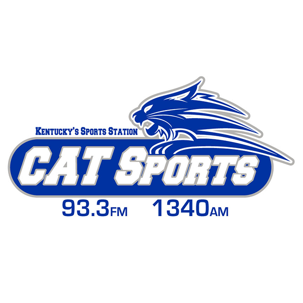 Cat Sports 93.3 FM and 1340 AM Logo